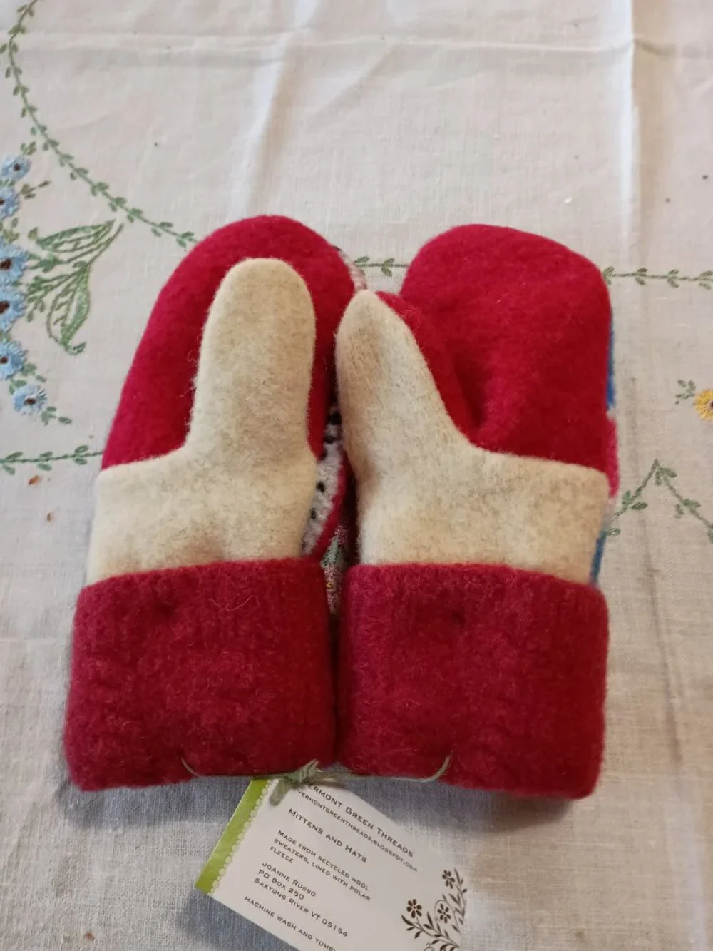 Wool mittens Handcrafted in Vermont